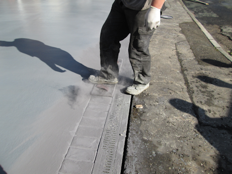 Release agent being applied before imprinting